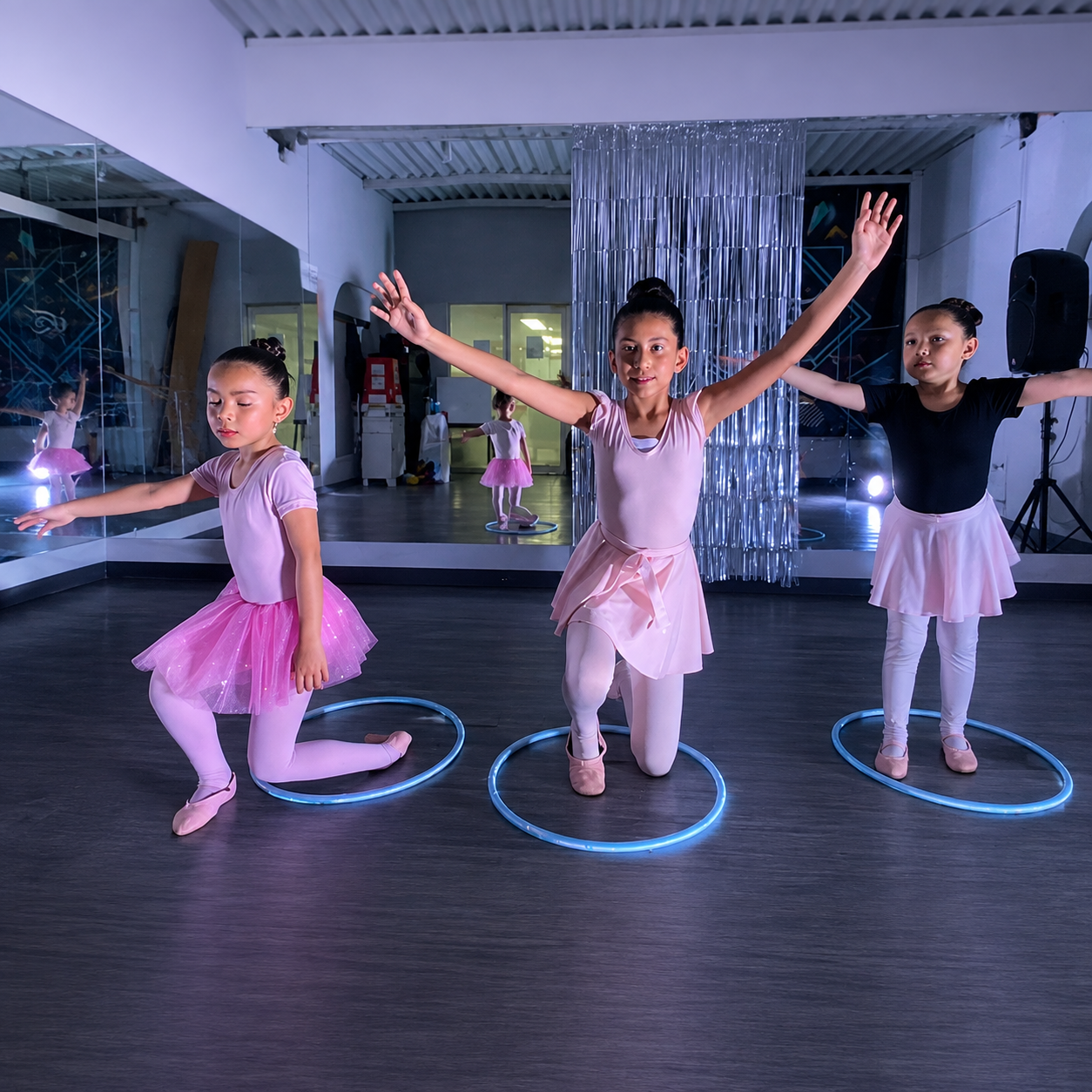 Estudiante de ballet en KIRU Escuela de Artes